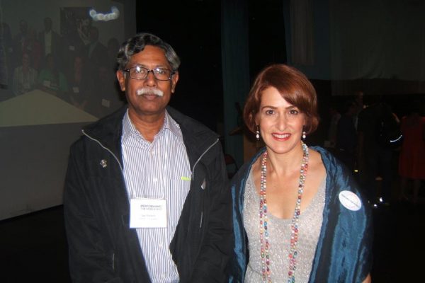 All Stars Project CEO, Gabrielle L. Kurlander with Qazi Abdur Rahman